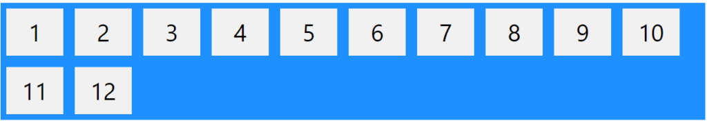 CSS Flex Container -
