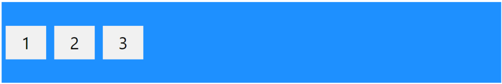 CSS Flex Container -