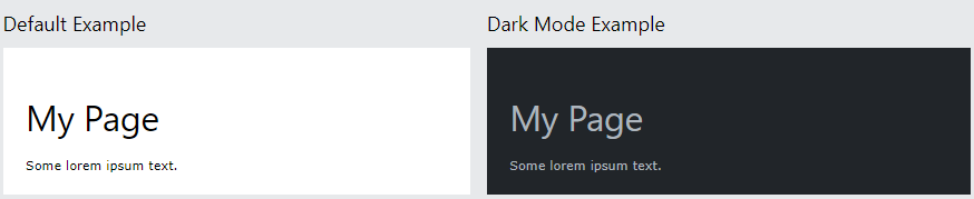 BS5 Dark Mode -
