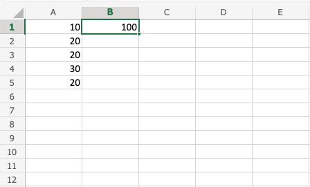 Excel Addition -