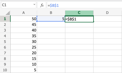 Excel Addition -