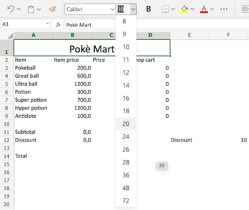 Case: Poke Mart, Styling -