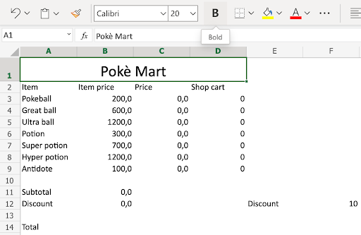 Case: Poke Mart, Styling -