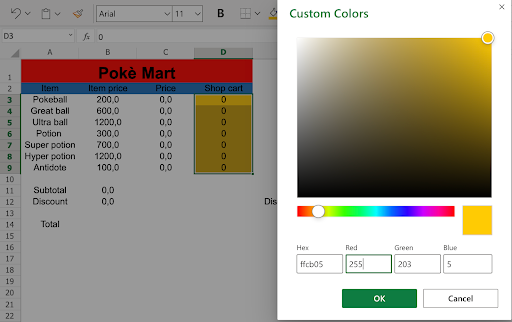 Case: Poke Mart, Styling -