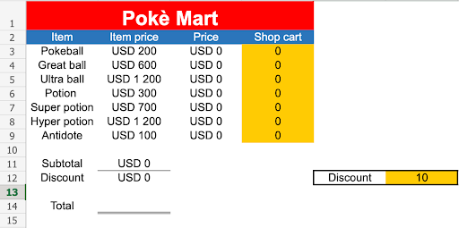 Case: Poke Mart, Styling -
