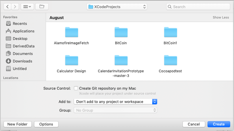 Creating first iOS application -
