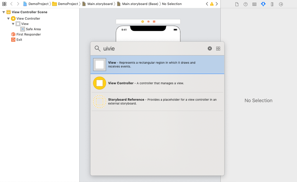 Creating first iOS application -