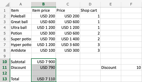 Excel Formats Number -