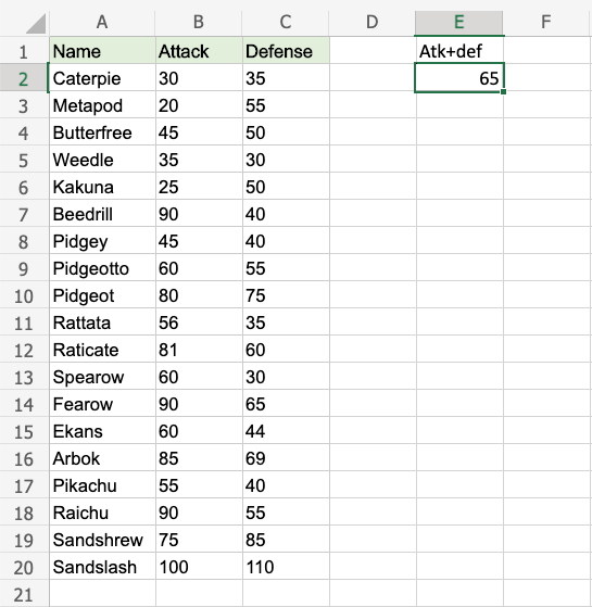 Double Click to Fill -