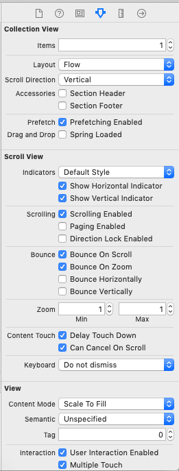 iOS: Collection View -