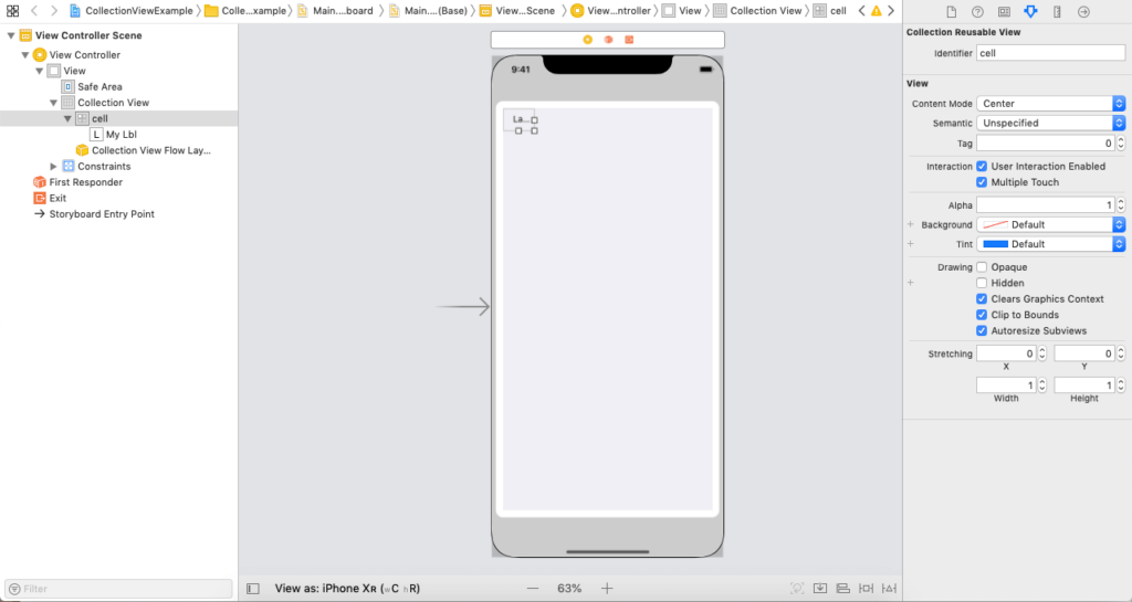 iOS: Collection View -