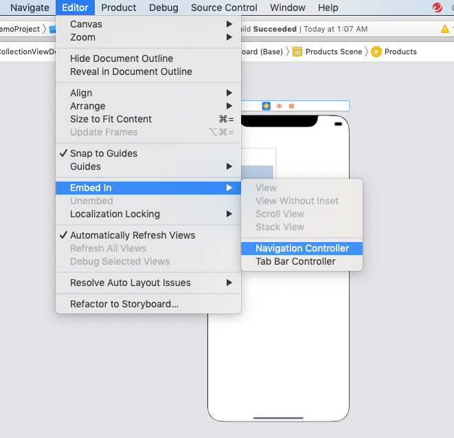 iOS: Collection View -
