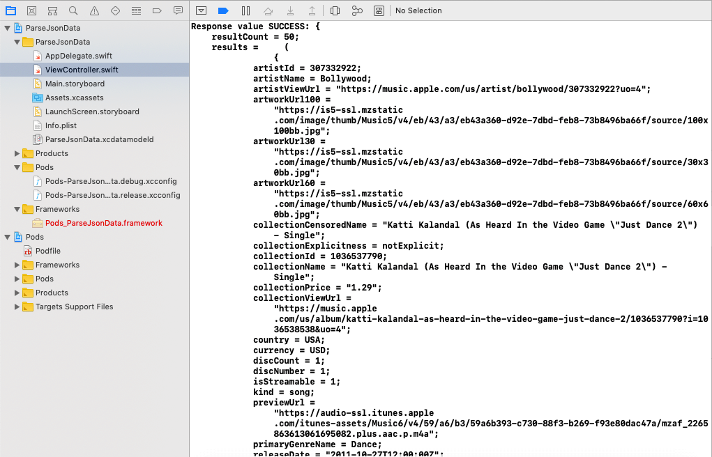 Fetching data through Get request -
