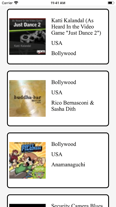 Fetching data through Get request -