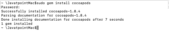 Setting up Cocoapods for XCode Projects -