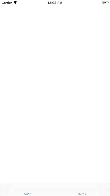 iOS: Tab Bar Controller -